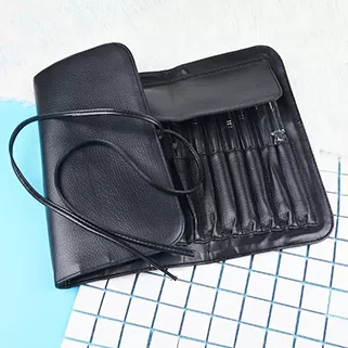 Makeup brush bag