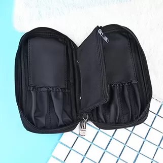 Makeup brush bag