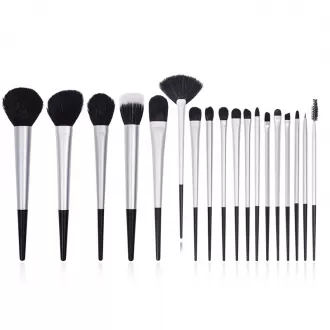 Dongshen 18pcs brush makeup manufacture wholesale natural black goat hair professional makeup cosmetic brush set