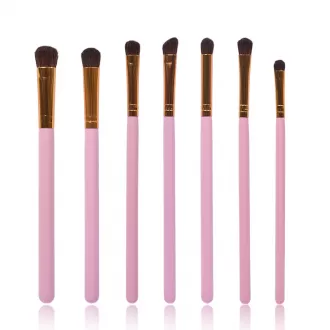 Dongshen makeup eye brush set custom logo natural animal hair eye cosmetic brush eyeshadow blending brush