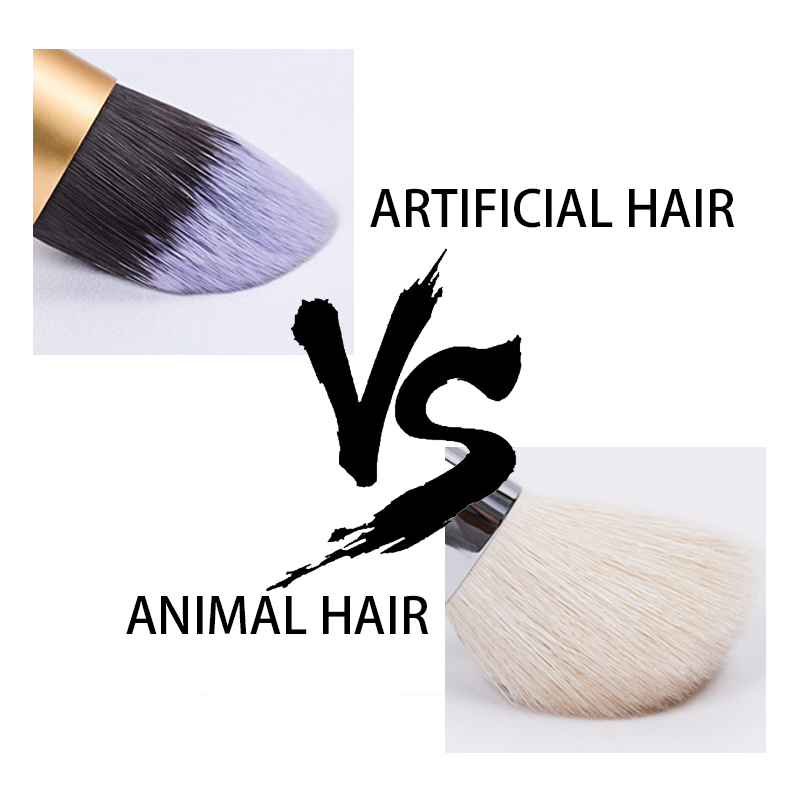 How to choose animal hair and artificial synthetic hair for makeup brushes?