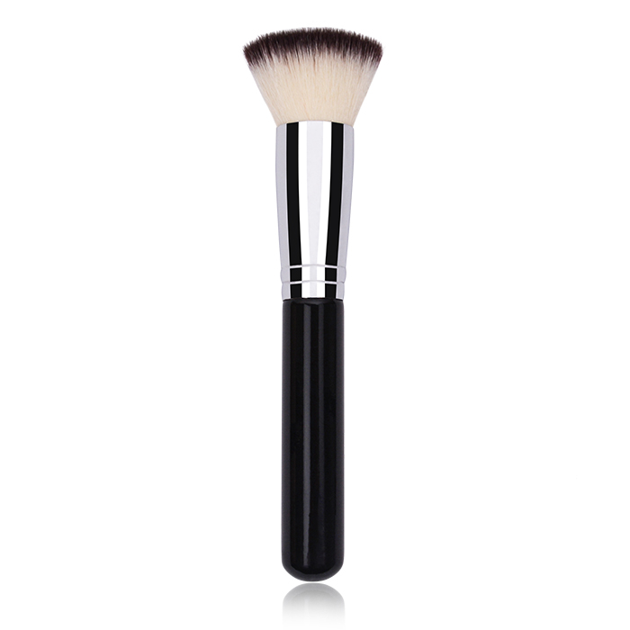 Dongshen brush makeup factory professional flat top synthetic hair makeup foundation brush