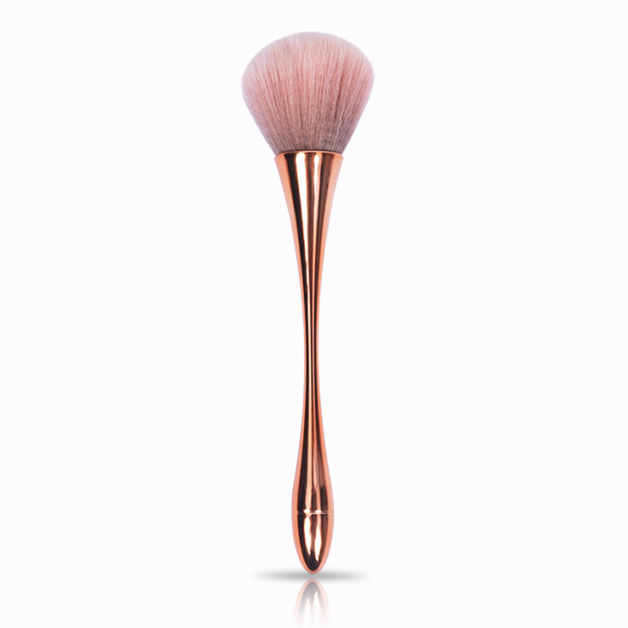 Dongshen makeup brush synthetic hair metal handle powder blush bronzer cosmetic brush