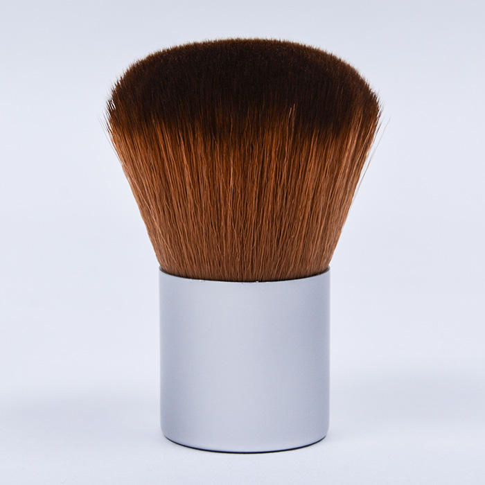 Dongshen kabuki brush factory wholesale durable vegan synthetic hair powder blush bronzer cosmetic makeup brush