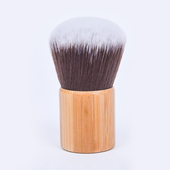 Dongshen vegan single face powder kabuki brush wholesale private label makeup bronzer blush brush