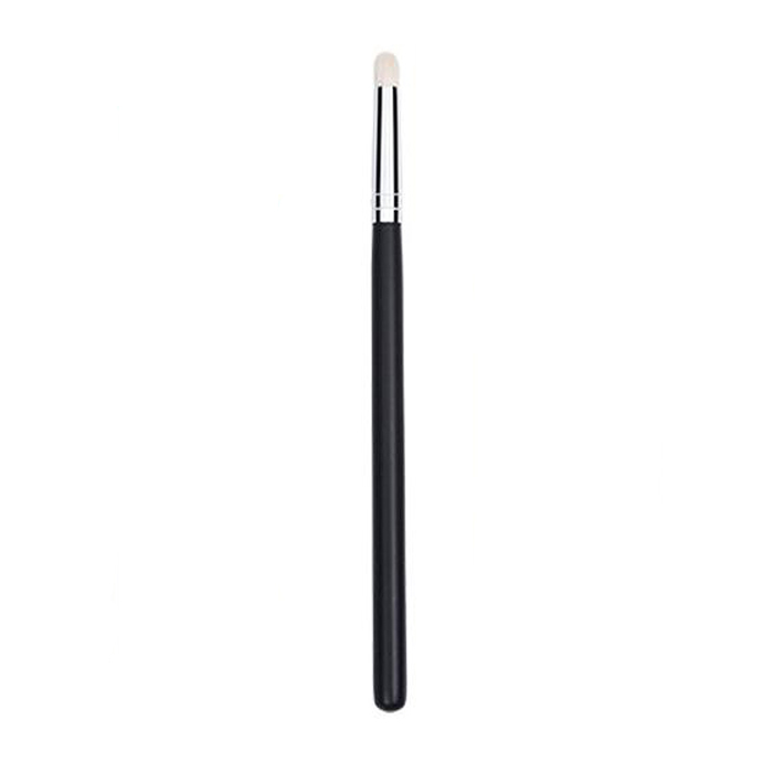 Dongshen makeup brush wholesale single super soft white goat hair black wood handle eye blending cosmetic pencil brush