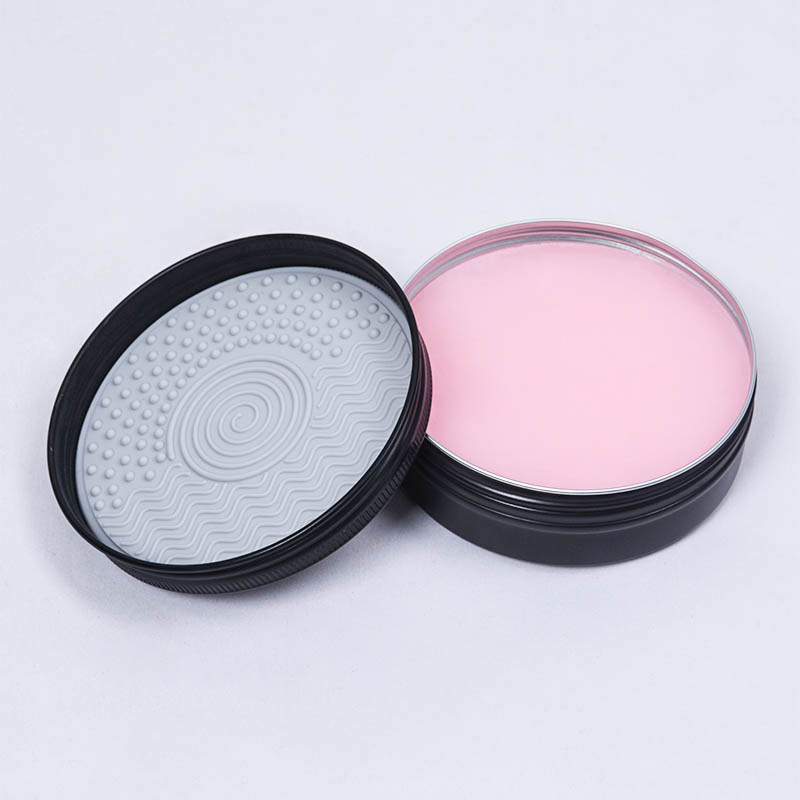 Dongshen private label makeup brush cleaner soap custom scented beauty blender cleaner rose makeup tool cleaner