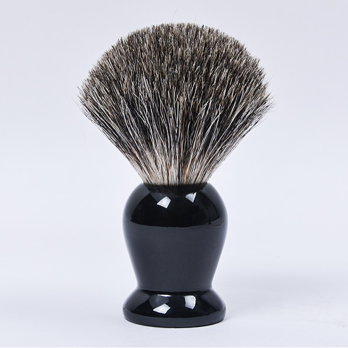 Dongshen brush shaving tools manufacture professional high quality pure badger hair black wood barber men shaving brush