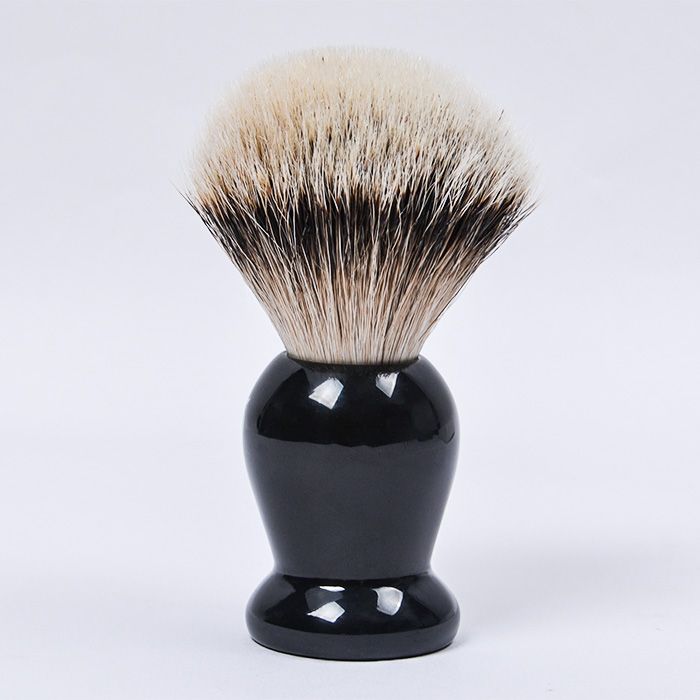 Dongshen brush shaving manufacture wholesale luxury skin-friendly silvertip badger hair wooden shaving brush