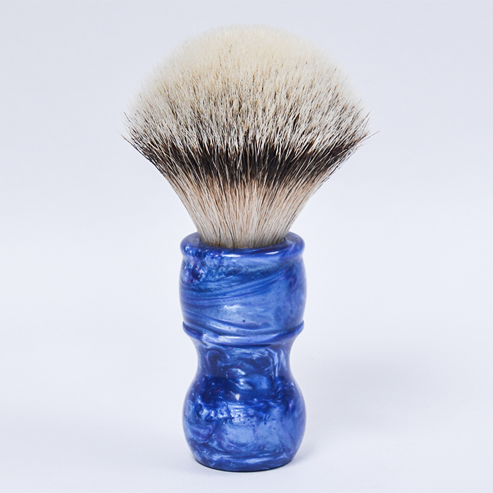 Dongshen wholesale custom logo top quality silvertip badger hair professional facial wet shaving brush