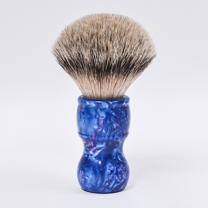 Dongshen brush shaving tools high quality natural super badger hair resin handle private label facial shaving brush