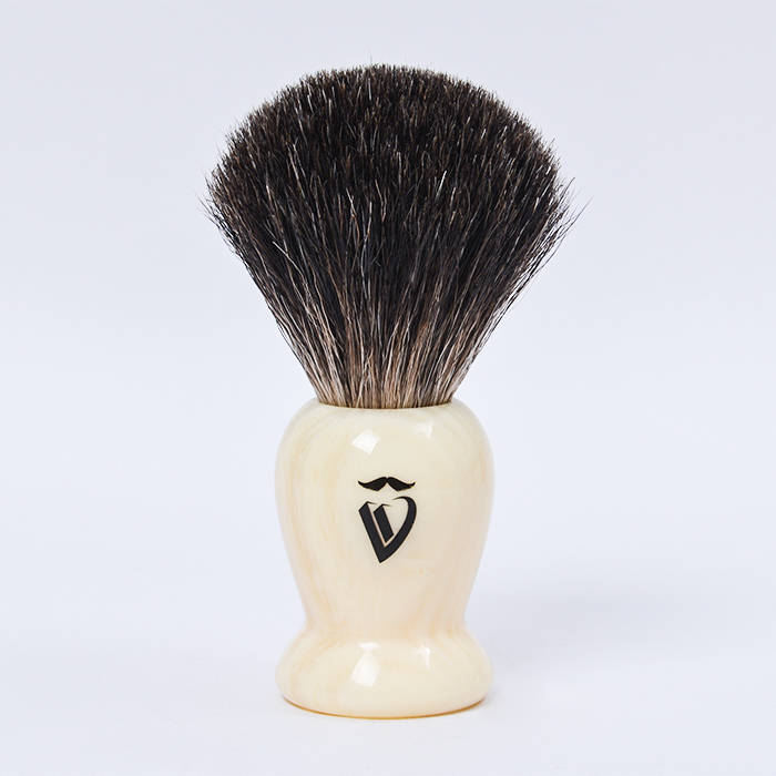 Dongshen wholesale high quality private label black badger hair facial wet shaving brush
