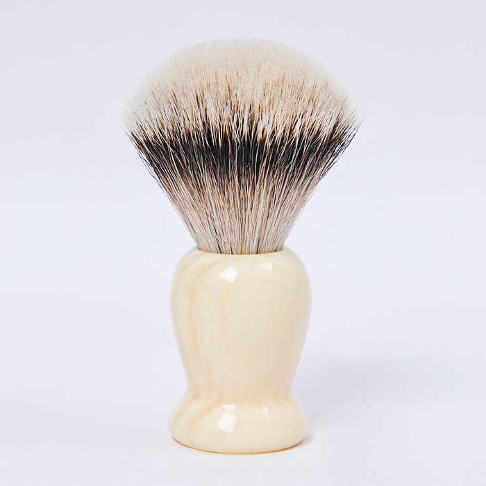 Dongshen manufacture wholesale luxury natural silvertip badger hair professional wet shaving brush