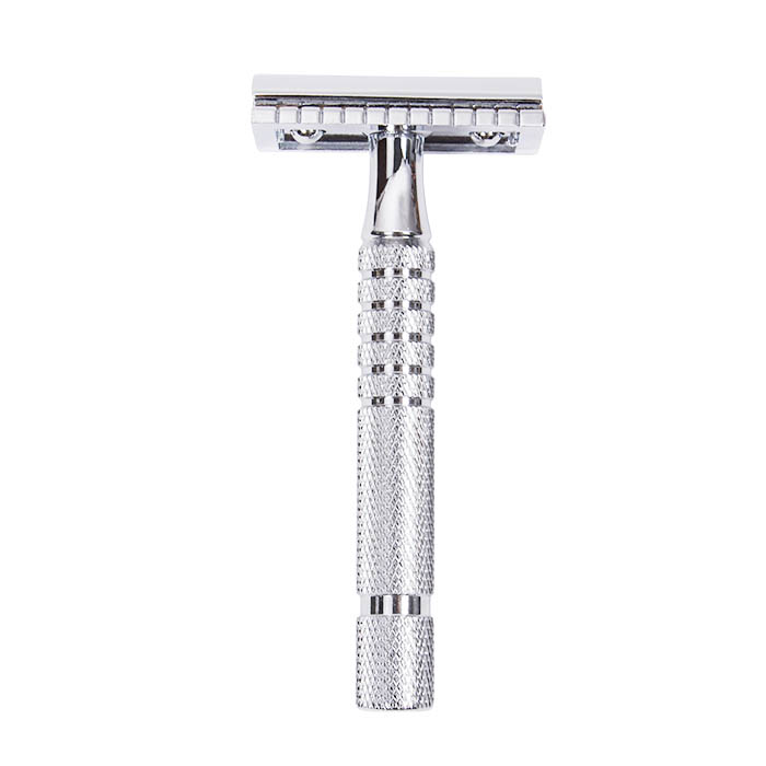 Dongshen private label shaving razor wholesale durable brass double edge blade long handle safety razor